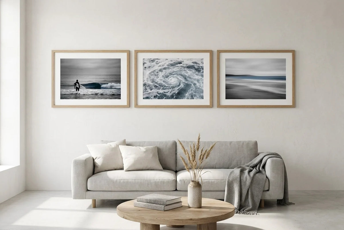 Professional header image for industry analysis: What Surf Photography on Your Wall Actually Says About Yo...