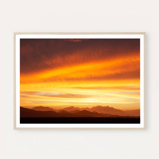 Poster Print: Fire Skies