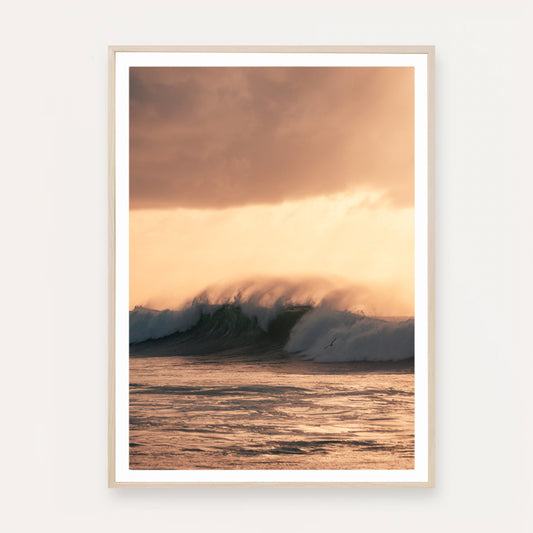 Poster Print: "Golden Hour Wave"