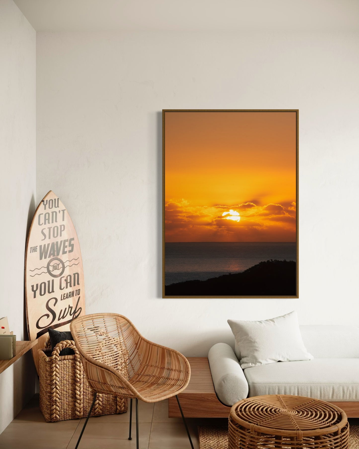 Poster Print:  "Golden Horizon"