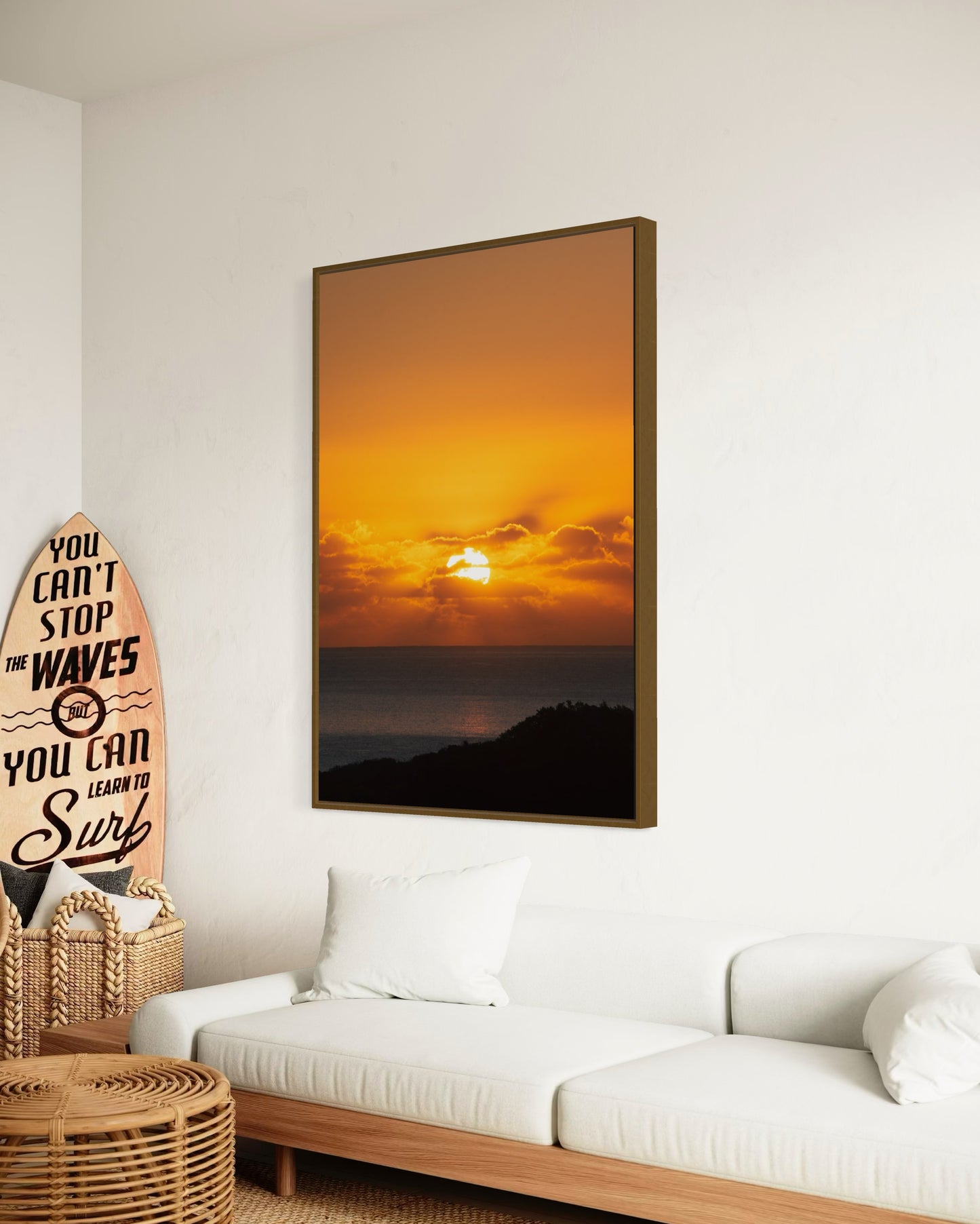 Poster Print:  "Golden Horizon"