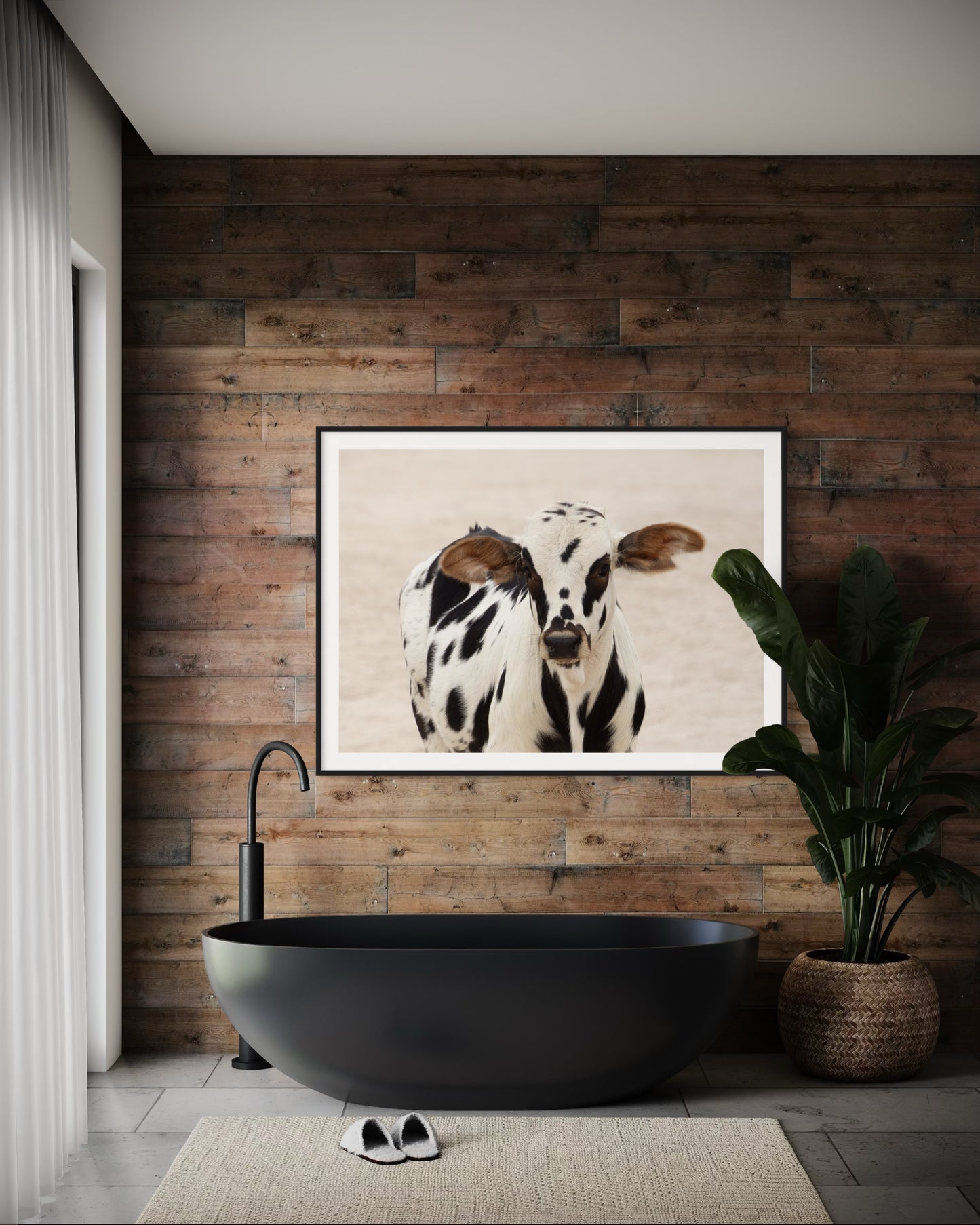 Poster Print: Baby Cow