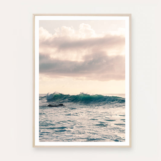 Poster Print: "One Wave"